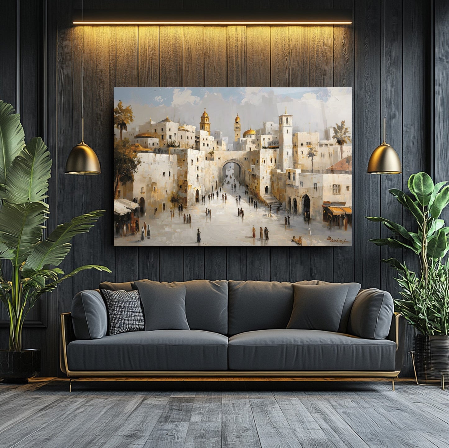 Eski Kudüs Cam Tablo