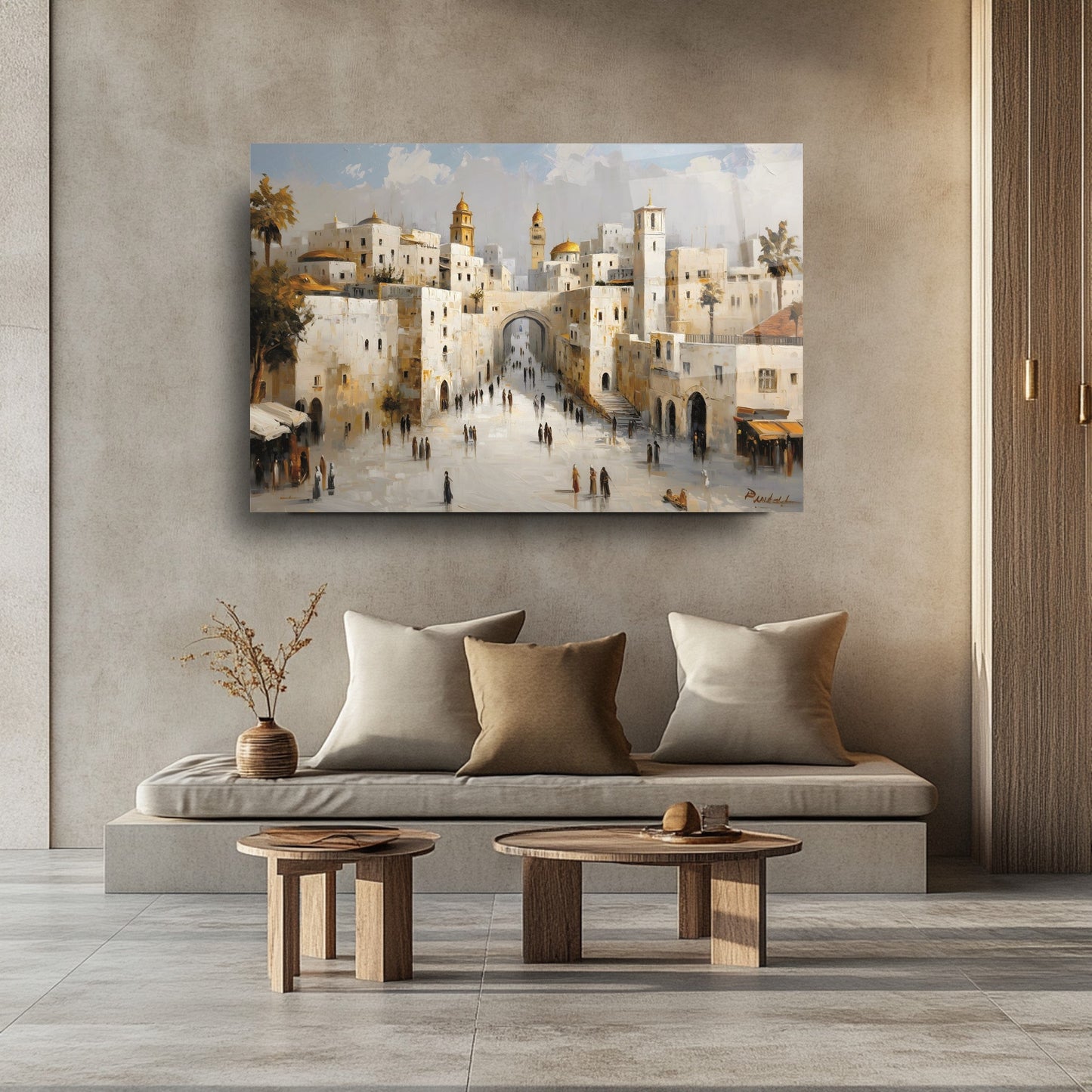 Eski Kudüs Cam Tablo