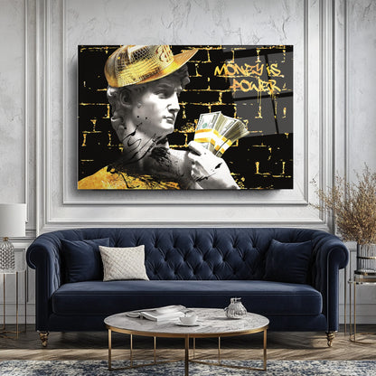 Heykel ve Dolar Cam Tablo