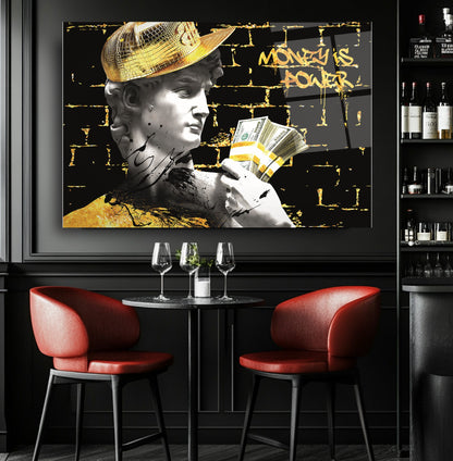 Heykel ve Dolar Cam Tablo