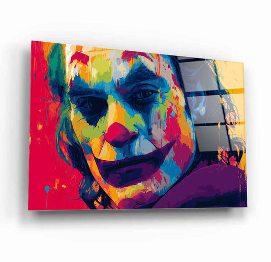 Renkli Joker Cam Tablo