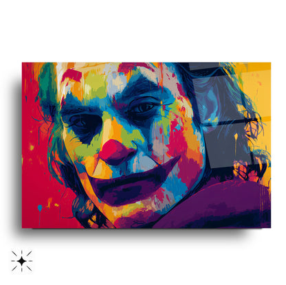Renkli Joker Cam Tablo