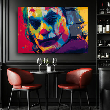 Renkli Joker Cam Tablo