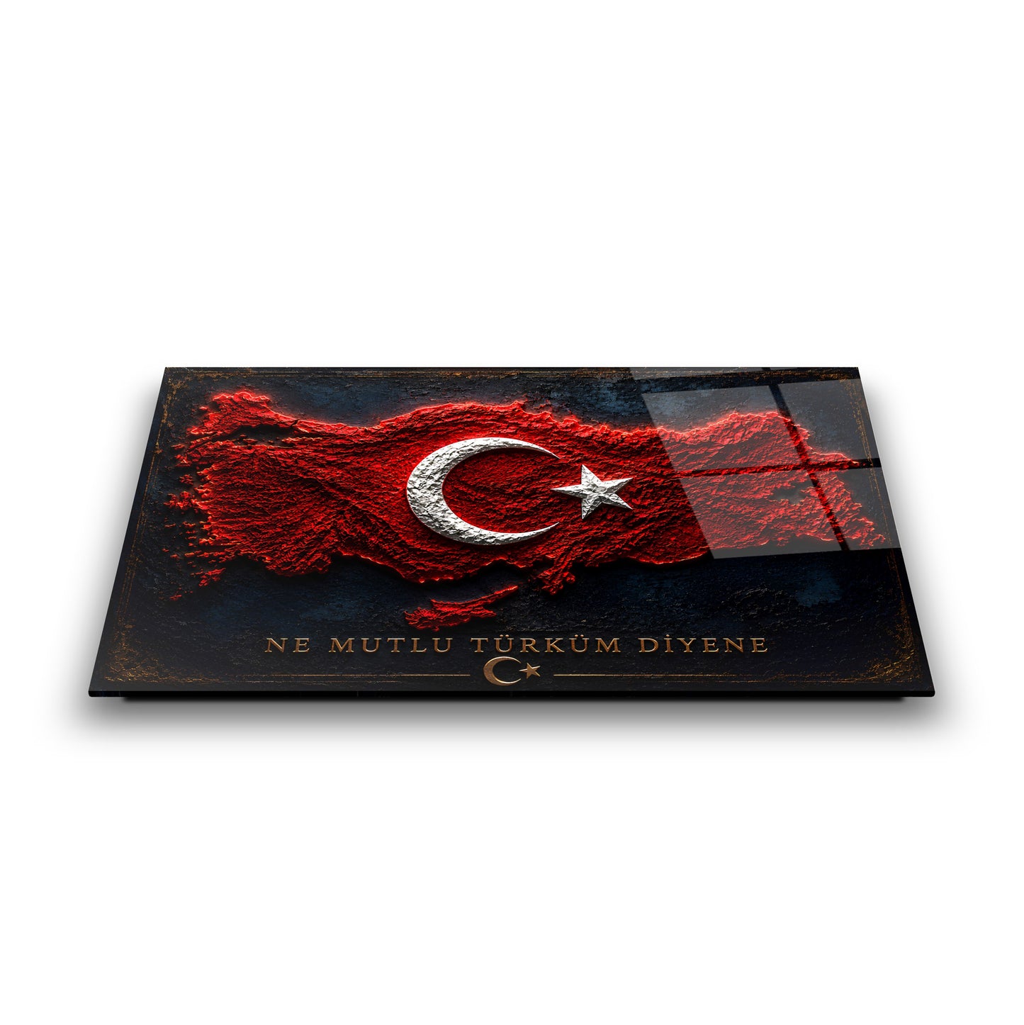 Türkiye Haritası Cam Tablo