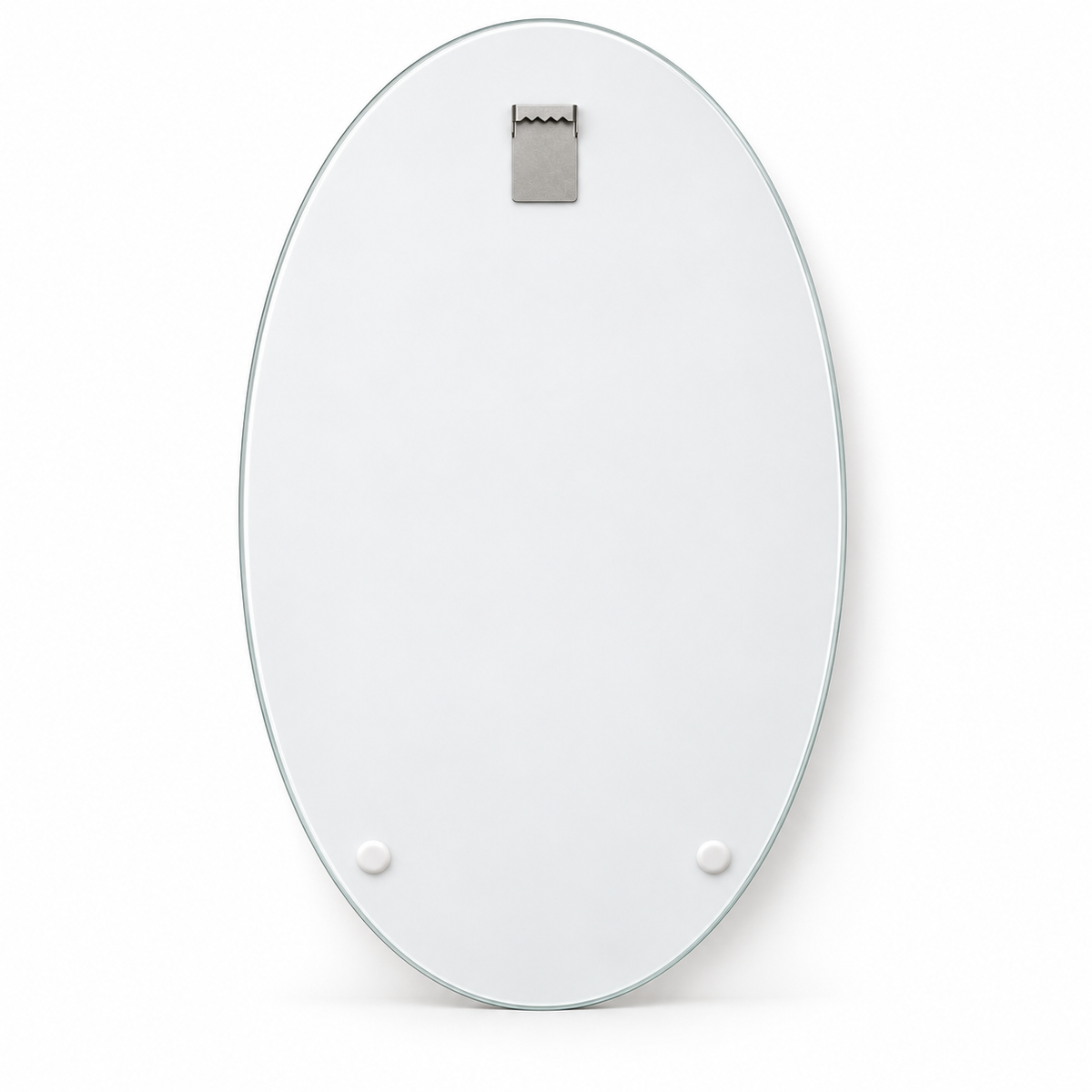 Altın İşlemeli Güvercinler Dikey Oval Cam Tablo – Görsel 7