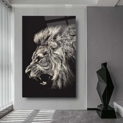 Aslan Cam Tablo
