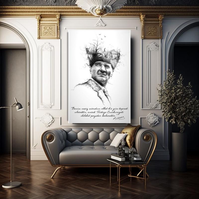Atatürk Cam Tablo