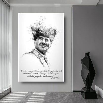 Atatürk Cam Tablo