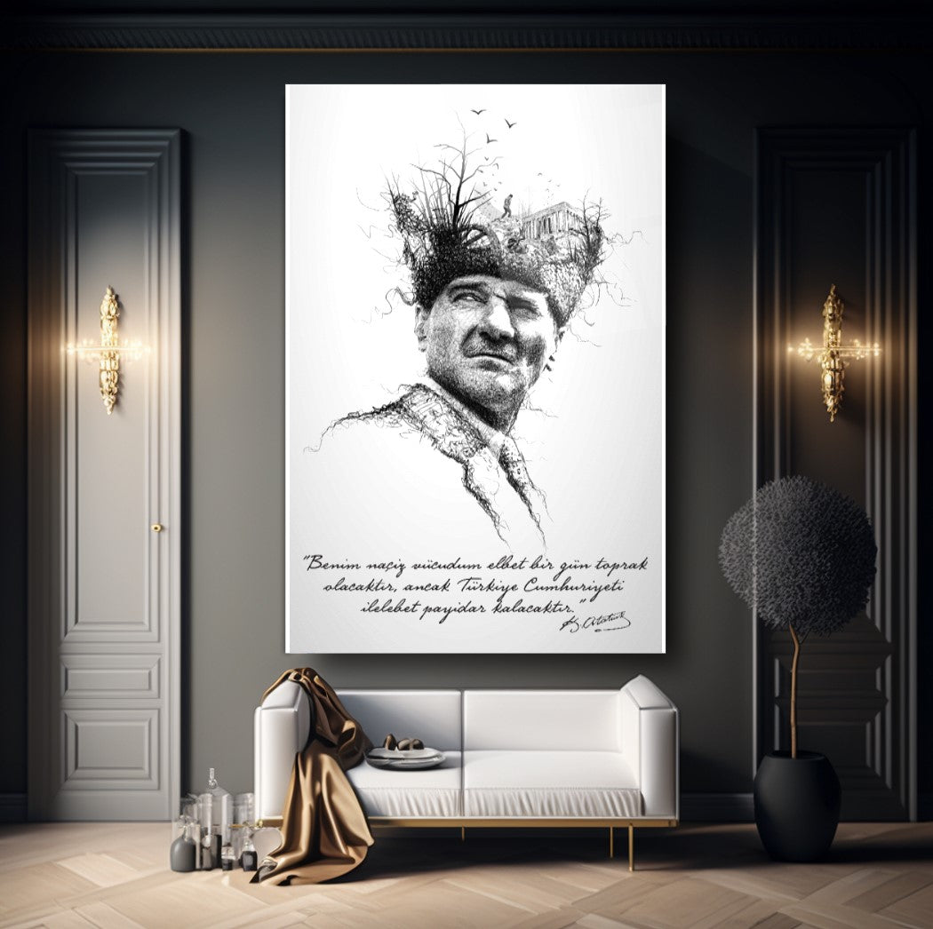 Atatürk Cam Tablo