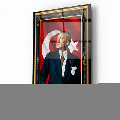 Atatürk Dikey Cam Tablo