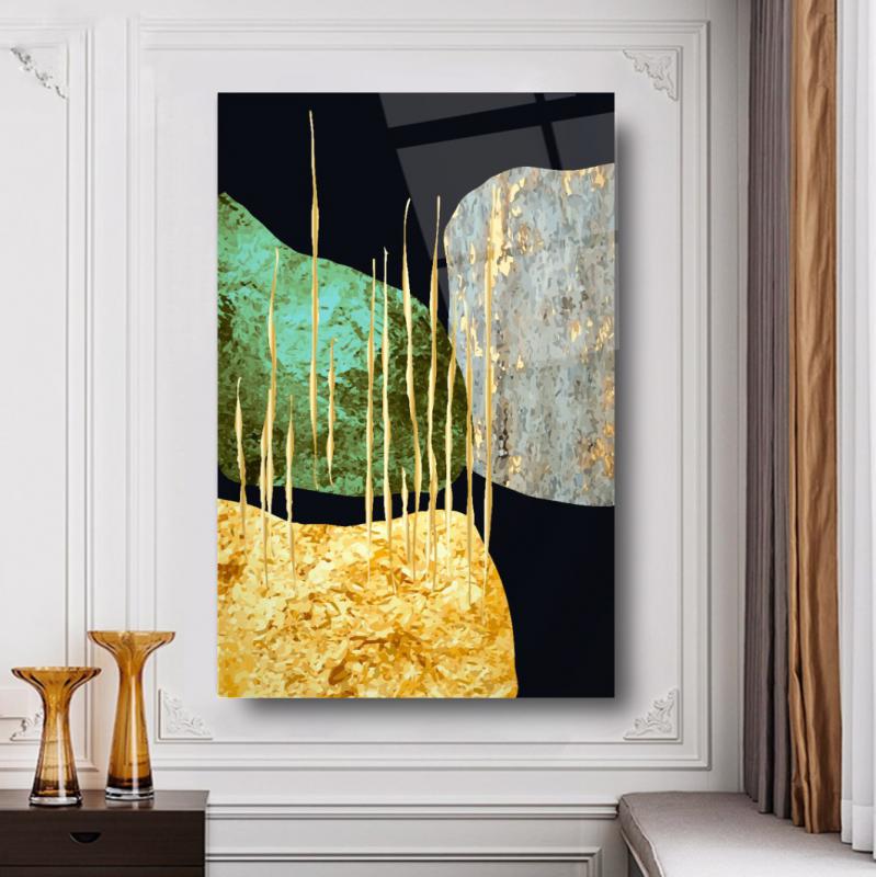 Gold Desenler Cam Tablo