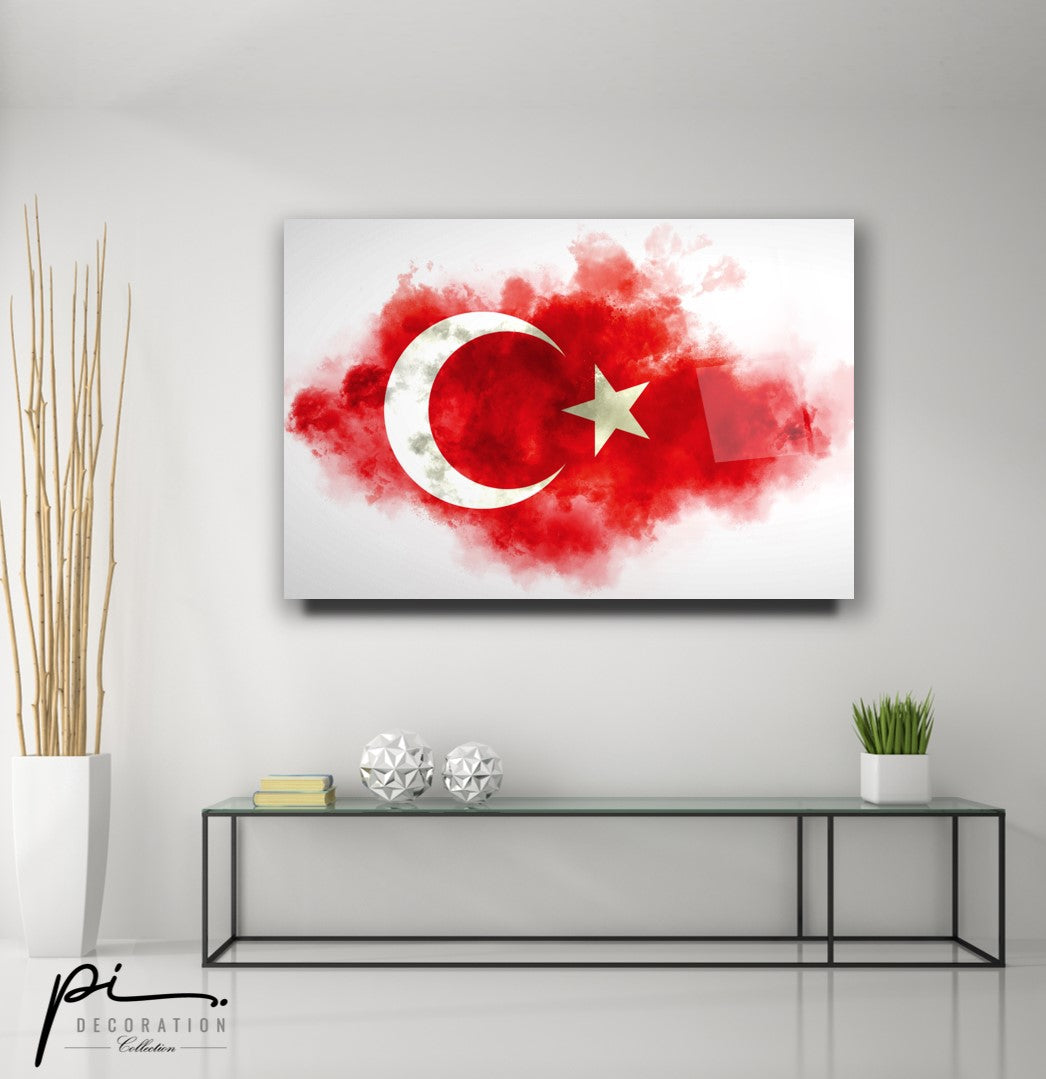 Bayrak Yatay Cam Tablo