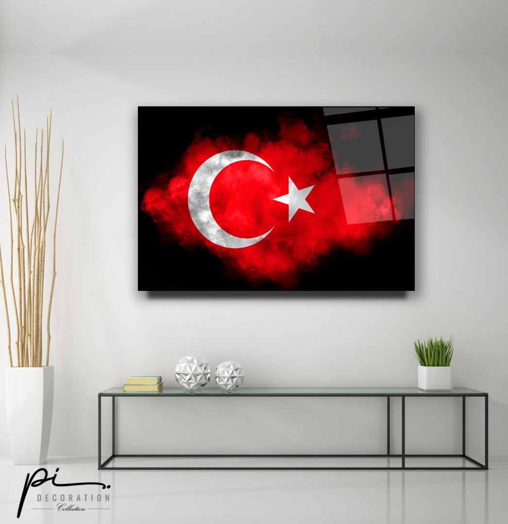 Bayrak Yatay Cam Tablo