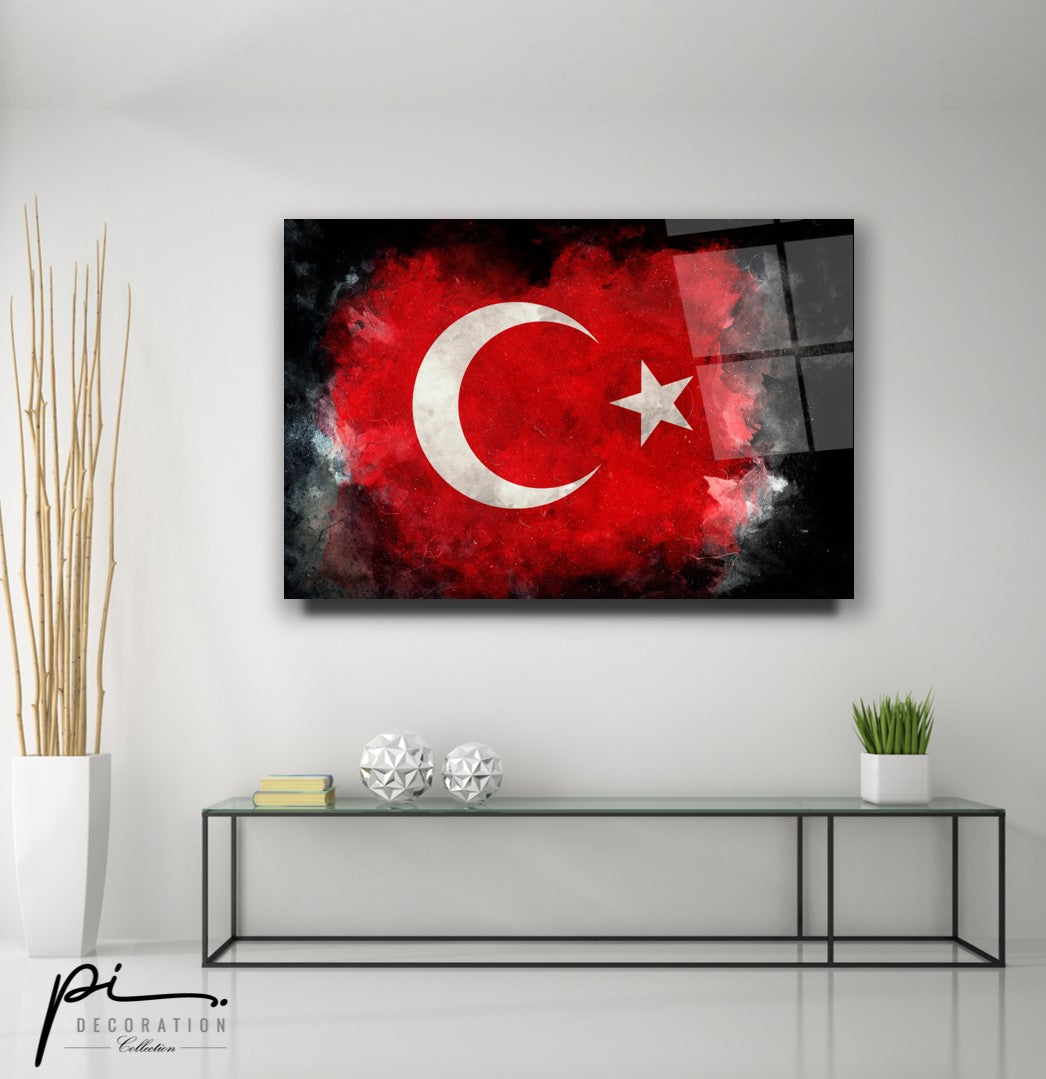 Bayrak Yatay Cam Tablo