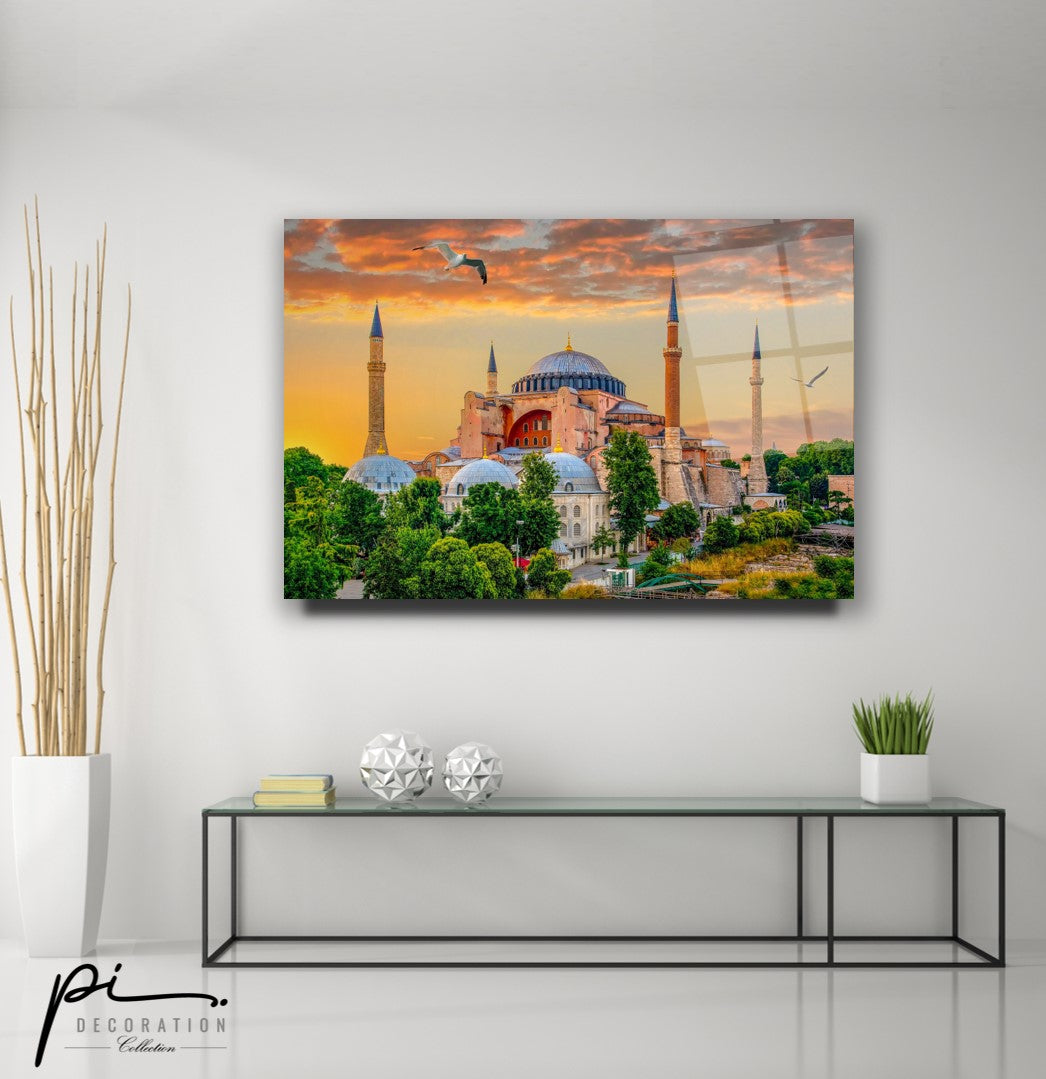 Ayasofya Yatay Cam Tablo