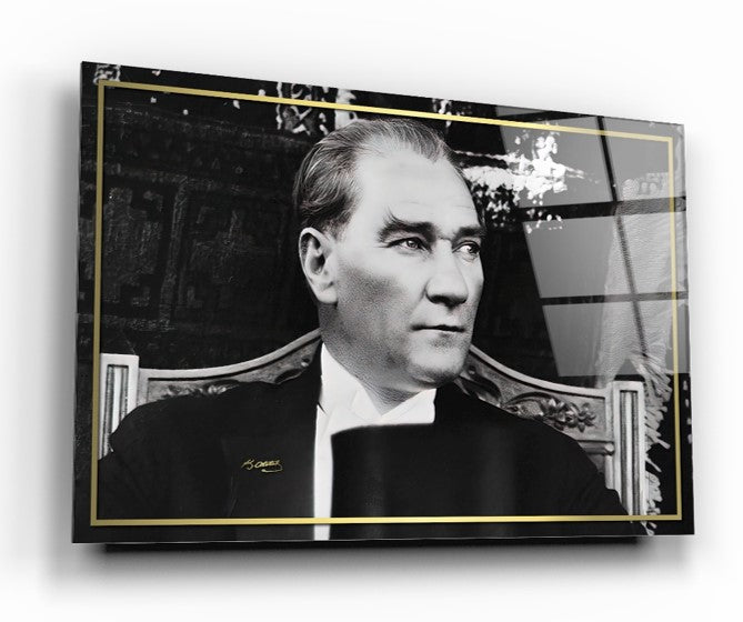 Atatürk Yatay Cam Tablo