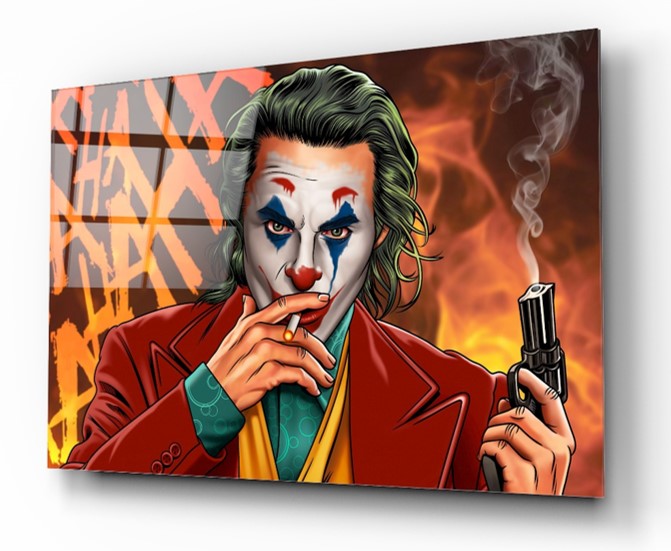 Joker Yatay Cam Tablo