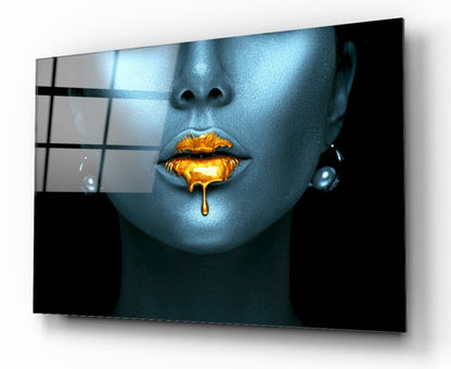 Kadın Yatay Cam Tablo