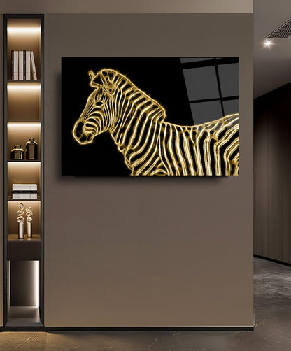 Zebra Yatay Cam Tablo