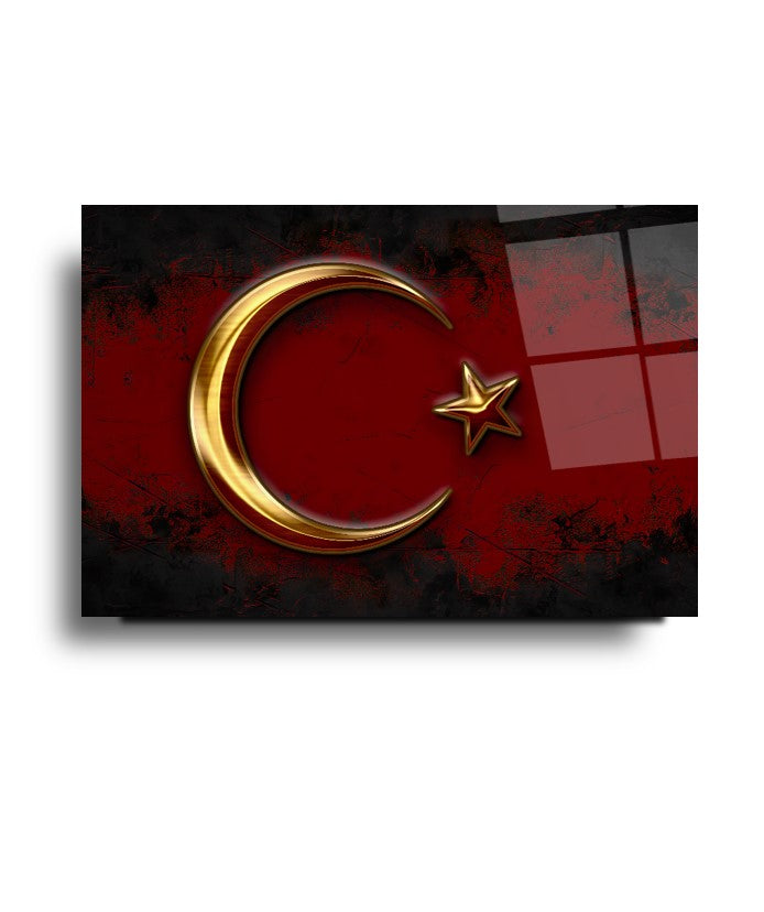 Bayrak Yatay Cam Tablo