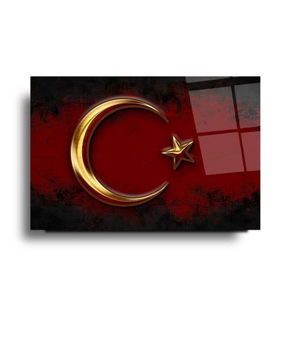 Bayrak Yatay Cam Tablo