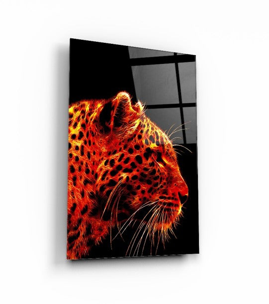 Leoparlar Double İkili Cam Tablo