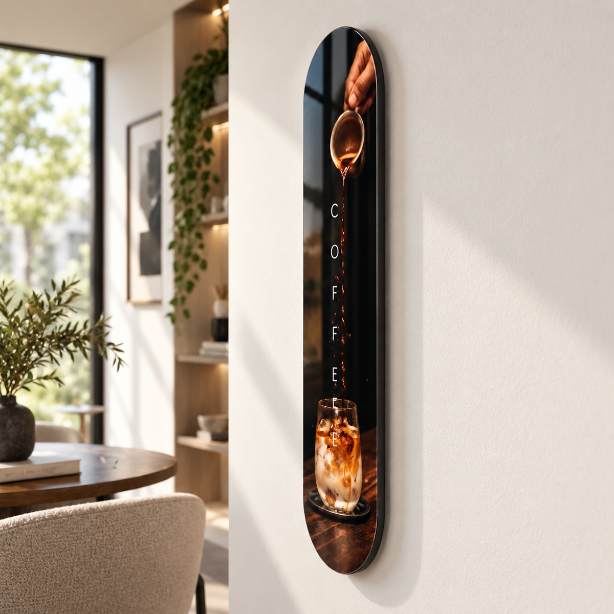 Skate Board cam tablo - yaklaşık 2 cm duvar mesafesi