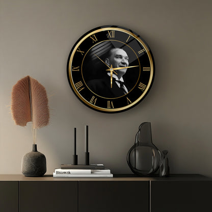 Atatürk Cam Duvar Saati