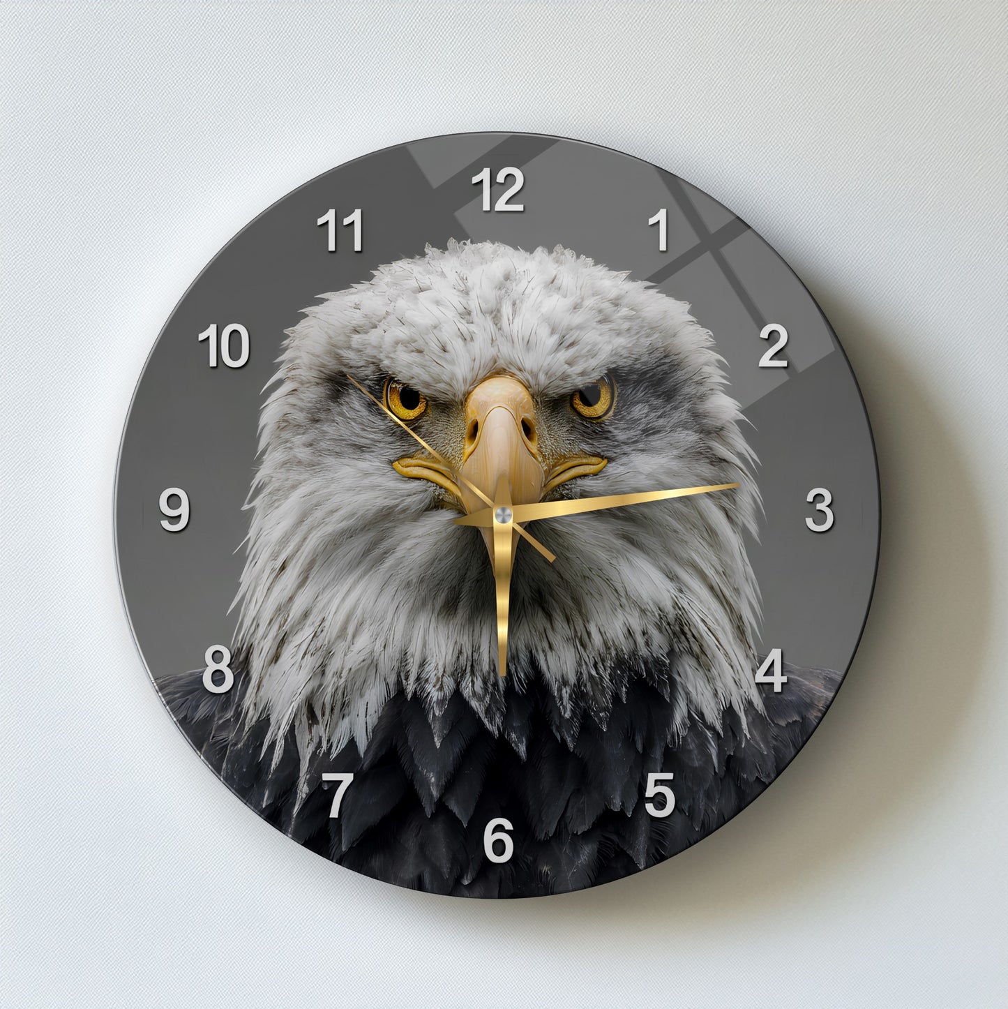 Kartal Cam Duvar Saati