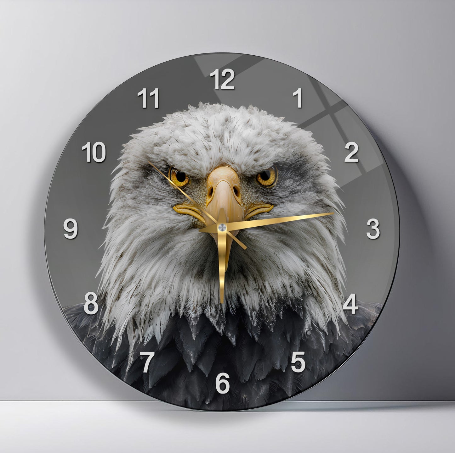 Kartal Cam Duvar Saati