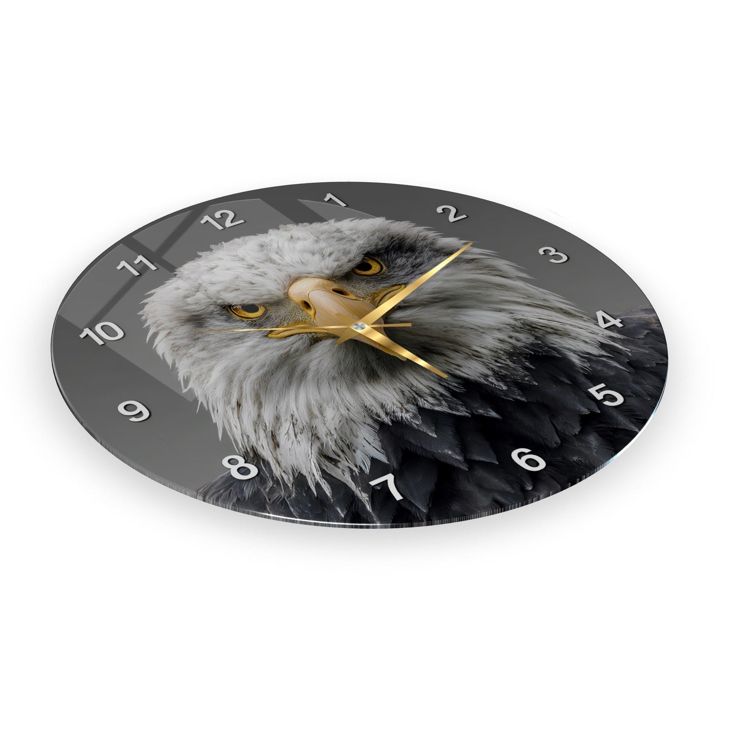 Kartal Cam Duvar Saati