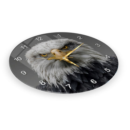 Kartal Cam Duvar Saati