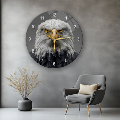 Kartal Cam Duvar Saati