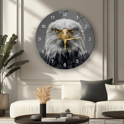 Kartal Cam Duvar Saati