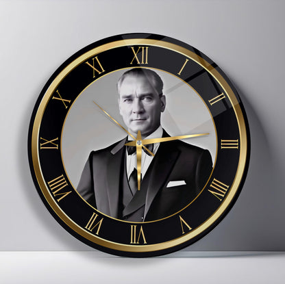Atatürk Cam Duvar Saati