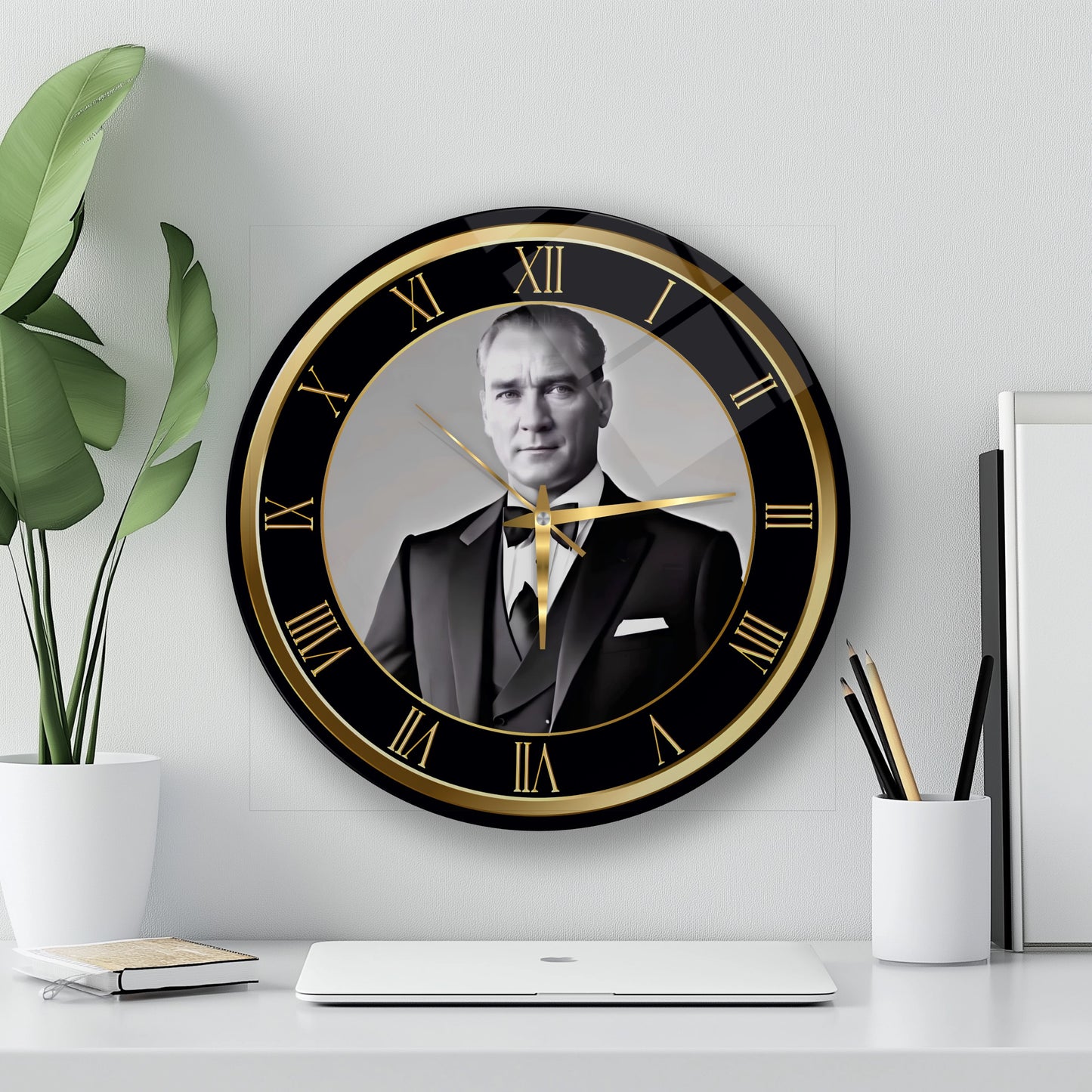 Atatürk Cam Duvar Saati