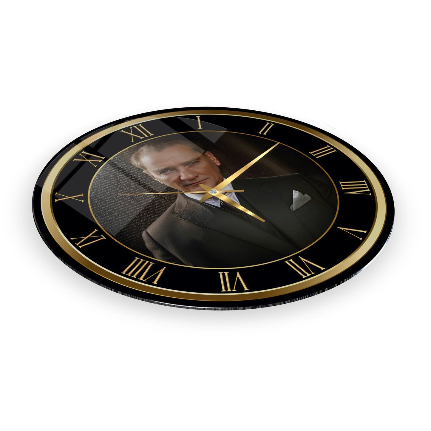 Atatürk Cam Duvar Saati