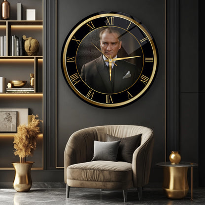 Atatürk Cam Duvar Saati