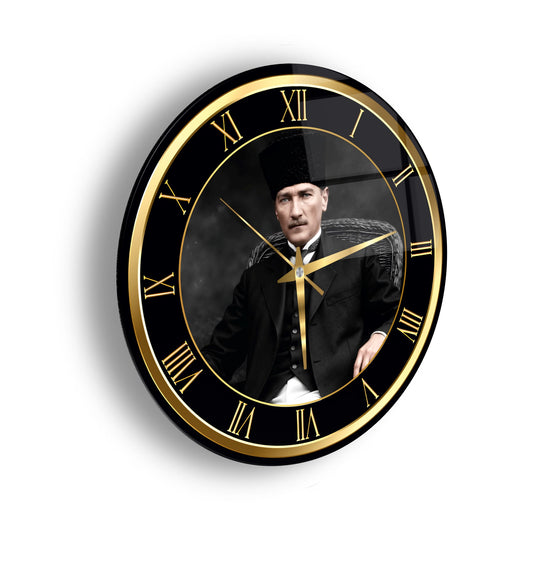 Atatürk Cam Duvar Saati