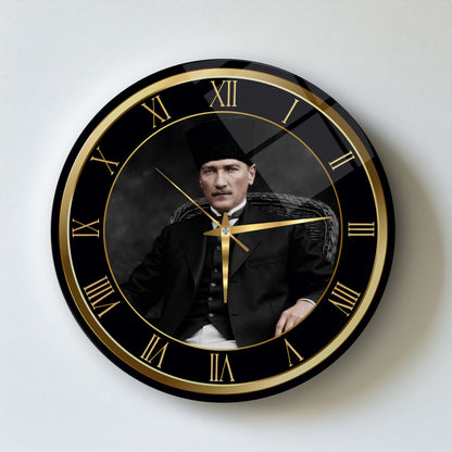 Atatürk Cam Duvar Saati