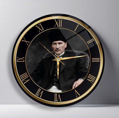Atatürk Cam Duvar Saati