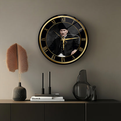 Atatürk Cam Duvar Saati