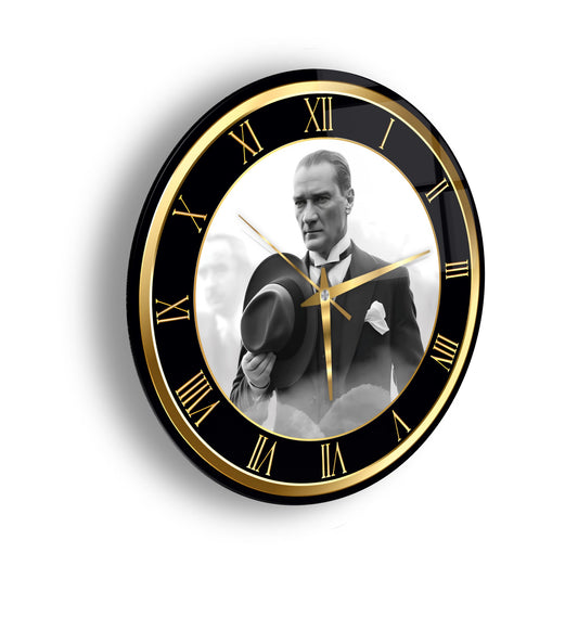 Atatürk Cam Duvar Saati