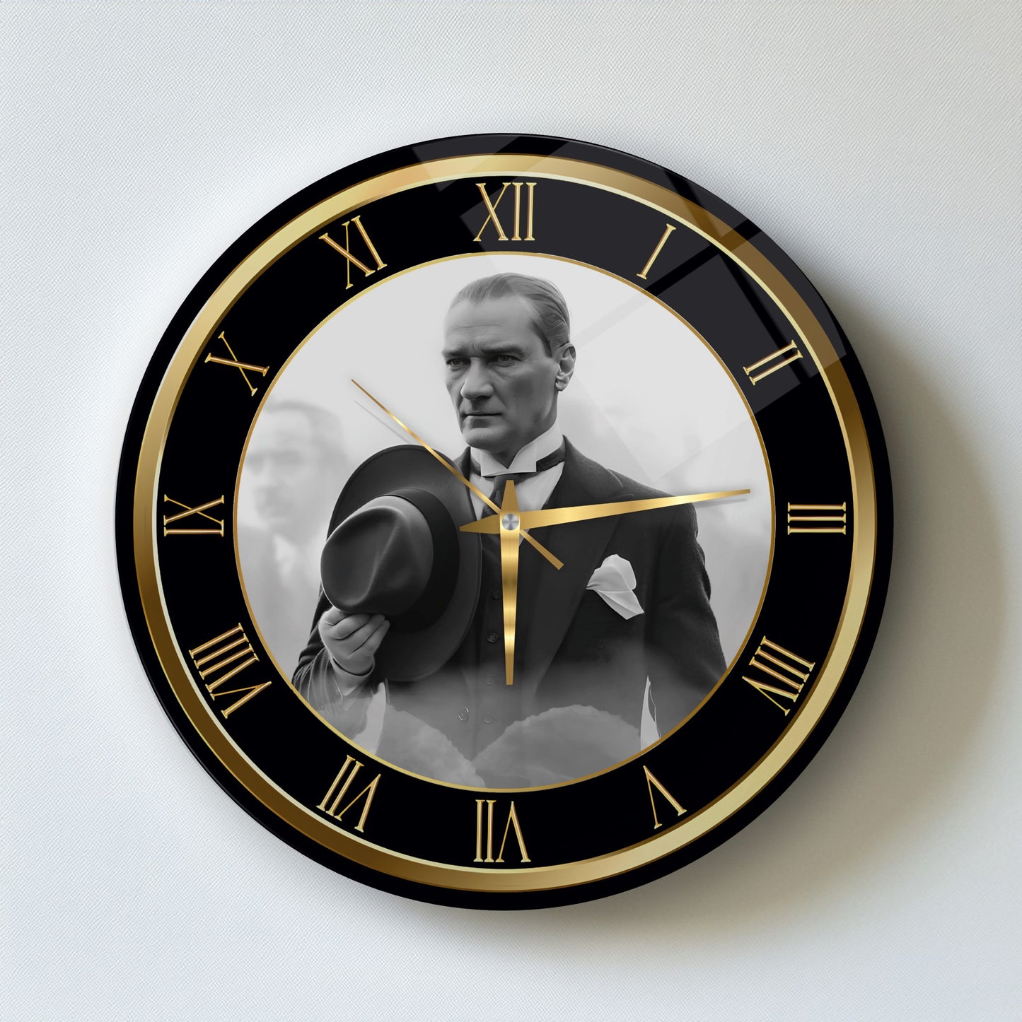 Atatürk Cam Duvar Saati