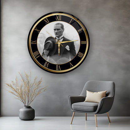 Atatürk Cam Duvar Saati