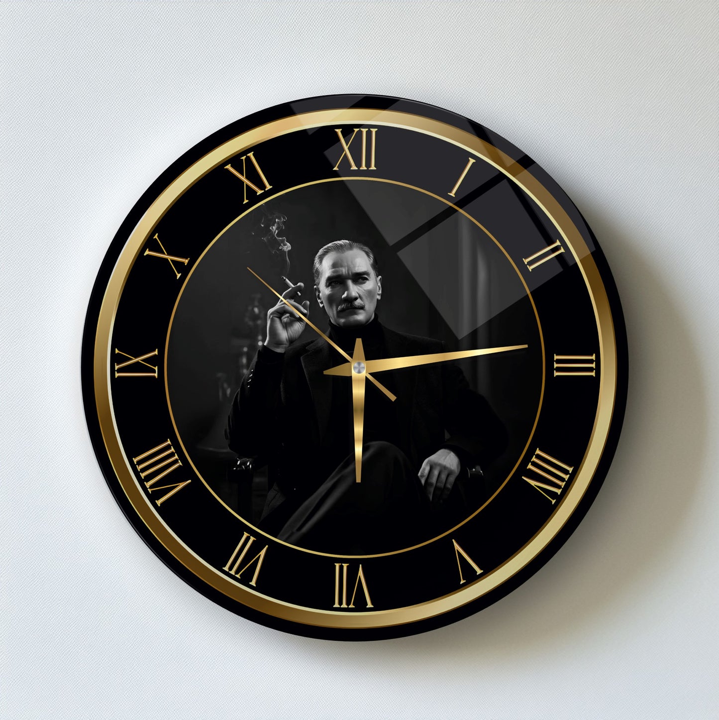 Atatürk Cam Duvar Saati