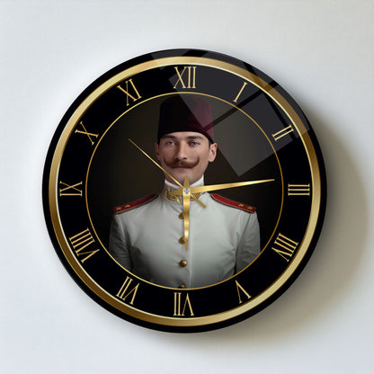 Atatürk Cam Duvar Saati