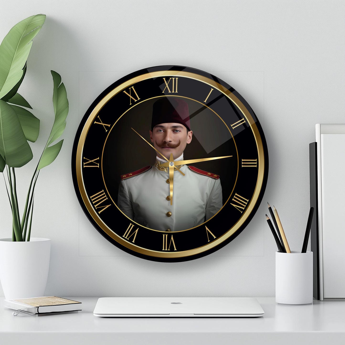 Atatürk Cam Duvar Saati