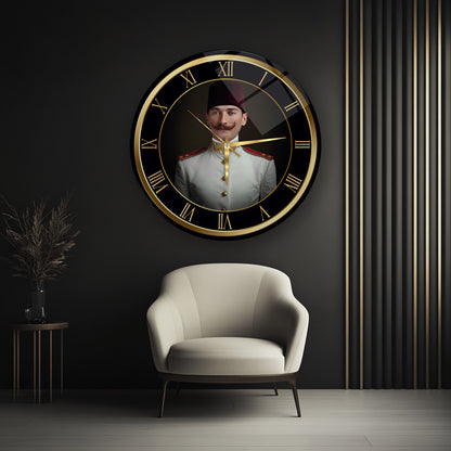 Atatürk Cam Duvar Saati