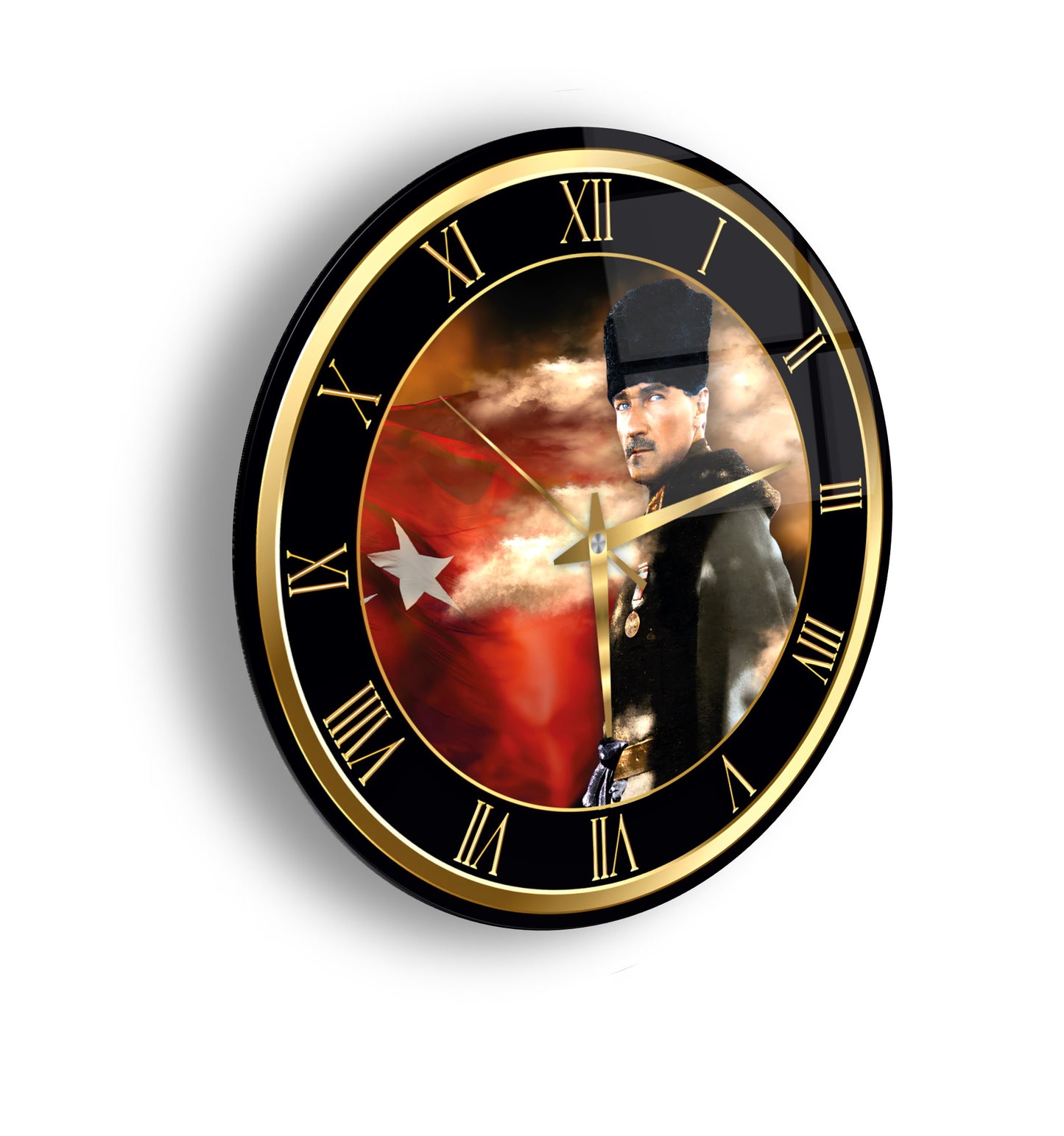 Atatürk Cam Duvar Saati
